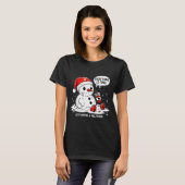 Everything Is Fine Just Having Meltdown Christmas  T-shirt (Voorkant volledig)