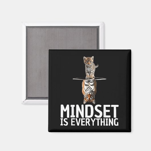 Everything Is Mindset Insrational Mind Motivationa Magneet (Voorkant / Achterkant)