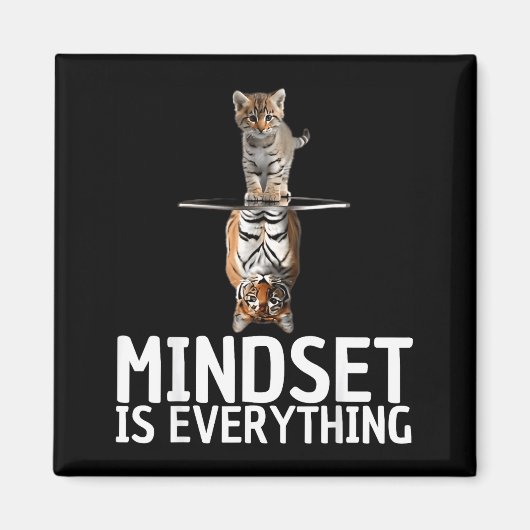 Everything Is Mindset Insrational Mind Motivationa Magneet (Voorkant)
