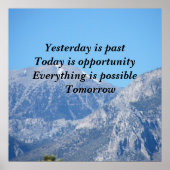 Everything is possible Tomorrow Poster (Voorkant)