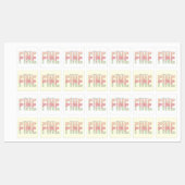 Everything’s Going to Be Fine Cute Labels (Vel)