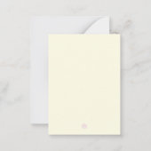 Everything’s Going to Be Fine Cute Motivation Card Notitiekaartje (Achterkant)