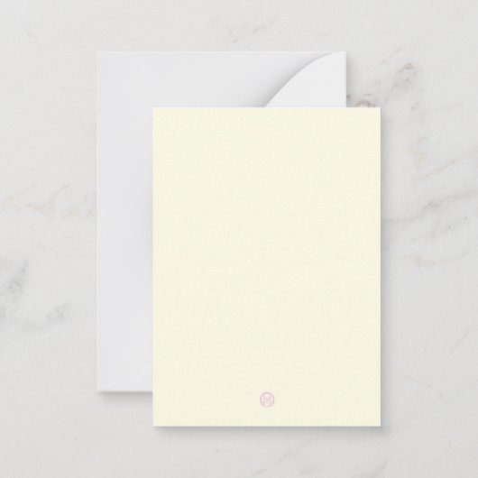 Everything’s Going to Be Fine Cute Motivation Card Notitiekaartje (Achterkant)