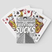 Everything Sucks Playing Cards - Weirdest Timeline Pokerkaarten (Achterkant)