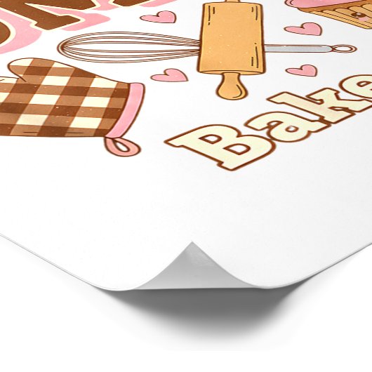 Everything Tastes Better When Oma Bakes It Mother' Poster (Hoek)