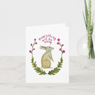 Everything Will Be Ok Greeting Card Kaart