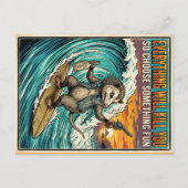 Everything Will Kill You Possum Ansichtkaart Briefkaart (Voorkant)