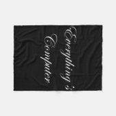 Everythings Computer In A Tesler Donald Trumps Ele Fleece Deken (Voorkant (Horizontaal))