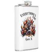 Everything's Fine Gen X - Vinyl verpakte fles Heupfles (Rechts)