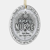 Everywhere nurse keramisch ornament (Rechts)