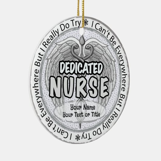 Everywhere nurse  keramisch ornament (Rechts)