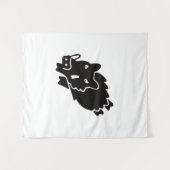 Everzwijn Wandkleed (Voorkant (horizontaal))