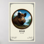 Everzwijn Zoölogie Serie Poster (Voorkant)
