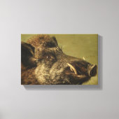 Everzwijnen kop (Lelijk varken) Canvas Afdruk (Voorkant)