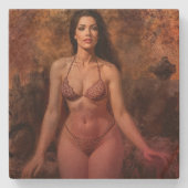 Eve's Purgatory stone coaster Stenen Onderzetter (Voorkant)