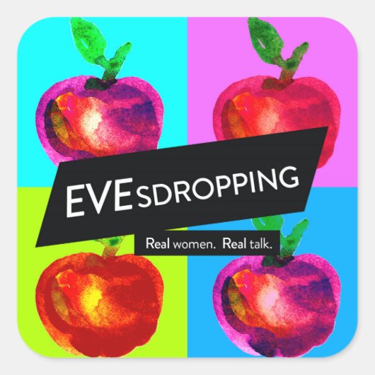 Evesdropping Stickers (3 inch) (Voorkant)