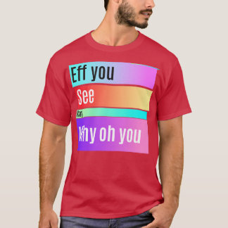 evf je ziet de kade kleurvol t-shirt
