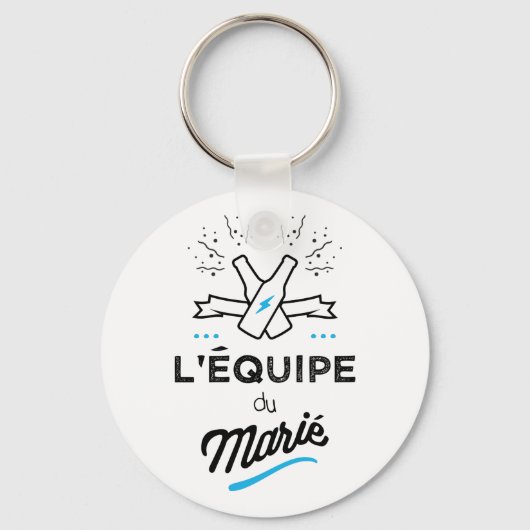 EVG l'équipe du marié Sleutelhanger (Voorkant)