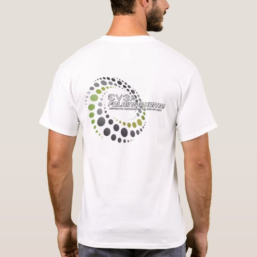 EVGA Folding@Home Spiral Graphic T-shirt (Achterkant)