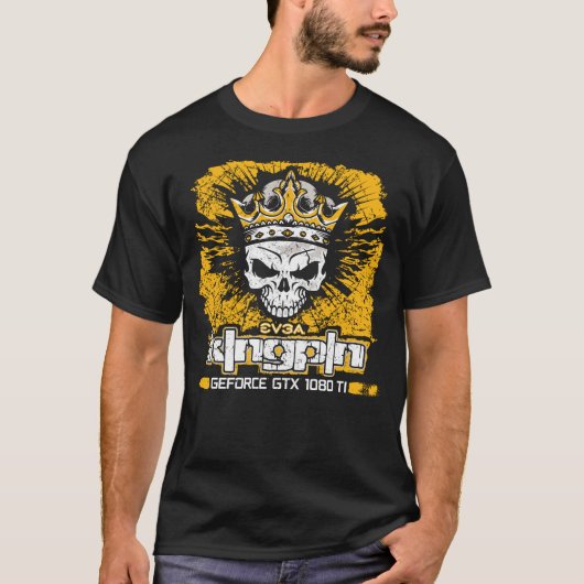 EVGA Kingpin GTX 1080 Ti Skull Crown T-shirt (Voorkant)