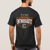 EVGA "Made for Enthusiasts" Zwart T-shirt (Achterkant)