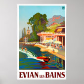 Evian France vintage Poster (Voorkant)