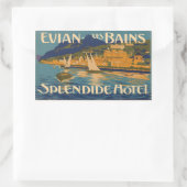 Evian Les Bain Zwitserland Rechthoekige Sticker (Tas)