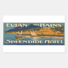 Evian Les Bain Zwitserland Rechthoekige Sticker