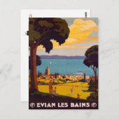  Évian-les-Bains, Rhône-Alpes, Frankrijk - Briefkaart (Voorkant / Achterkant)
