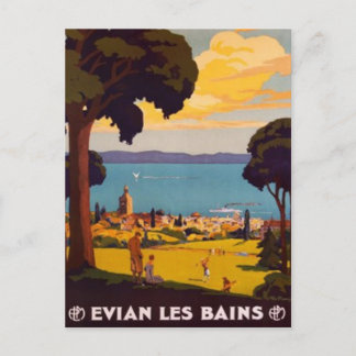  Évian-les-Bains, Rhône-Alpes, Frankrijk - Briefkaart