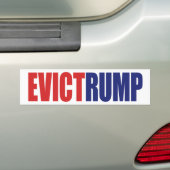Evict Rump - Impeach President Trump Bumpersticker (Op auto)