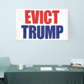 Evict Trump - Impeach President Trump - Anti Trump Spandoek (Beurs)