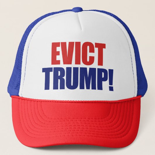 Evict Trump - Impeach President Trump - Anti Trump Trucker Pet (Voorkant)