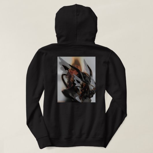 Evil,Angel Hoodie (Design achterkant)