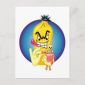 Evil Banana Peel Briefkaart (Voorkant)