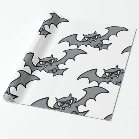 Evil Bat Cadeaupapier (Uitgerold)