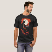 Evil Black Cat T-shirt (Voorkant volledig)