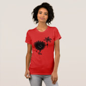 Evil Bug geeft bloem T-shirt (Voorkant volledig)