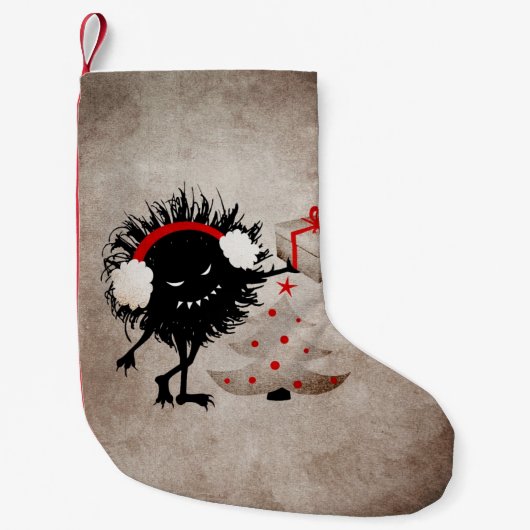 Evil Bug geeft kerstcadeautjes Kleine Kerstsok (Voorkant)