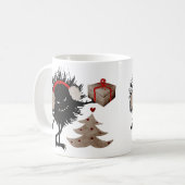Evil Bug geeft kerstcadeautjes Koffiemok (Voorkant links)
