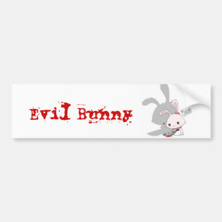 Evil Bunny Bumpersticker