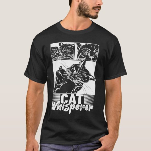 Evil Cat Merch Cat Whisperer T-shirt (Voorkant)