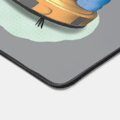 Evil Cat on Robot Vacuum Bureaumat (Hoek)