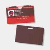 Evil Chance's Infecting License Badge (Voor- en achterkant)