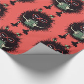 Evil Character Gothic Book Lover Cadeaupapier (Hoek)