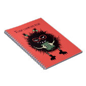 Evil Character Gothic Book Lover Notitieboek (Rechterzijde)