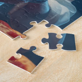 Evil Chef Clown Smelten Pizza Enge Skelet Gift Legpuzzel (Zijkant)