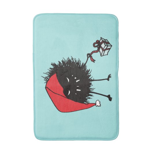 Evil Christmas Bug - Cadeau Badmat (Voorkant Verticaal)