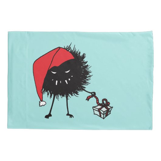Evil Christmas Bug - Cadeau Kussensloop (Achterkant)