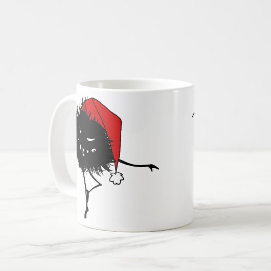 Evil Christmas Bug Dancing Koffiemok (Voorkant links)